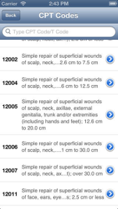 aaos-code-x-lite-2013-ios-cpt-code-screen